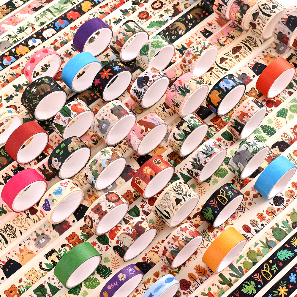 36 Rolls Vintage Animal Party  - Washi Tape Set reseña y precio