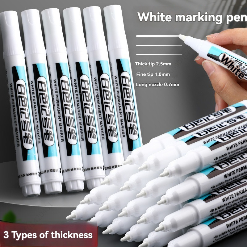 20Pcs White Ink Permanent Mark - Whiteboard Marker Set reseña y precio