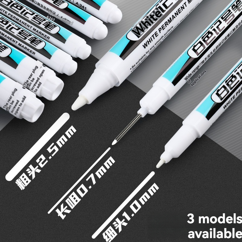 20Pcs White Ink Permanent Mark - Whiteboard Marker Set reseña y precio