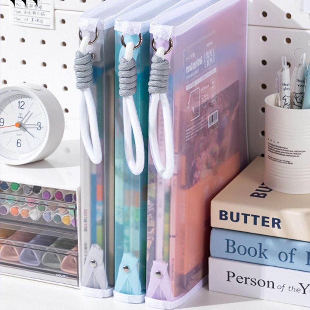 Portable Transparent A4 Zipper - Is Stationery Office Supply reseña y precio