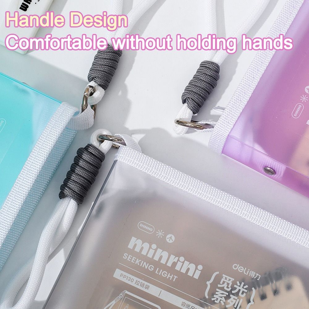 Portable Transparent A4 Zipper - Is Stationery Office Supply reseña y precio