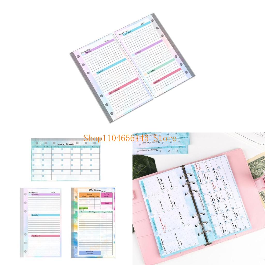 Loose Leaf Refill Paper Lined  - Planner Weekly Budget reseña y precio