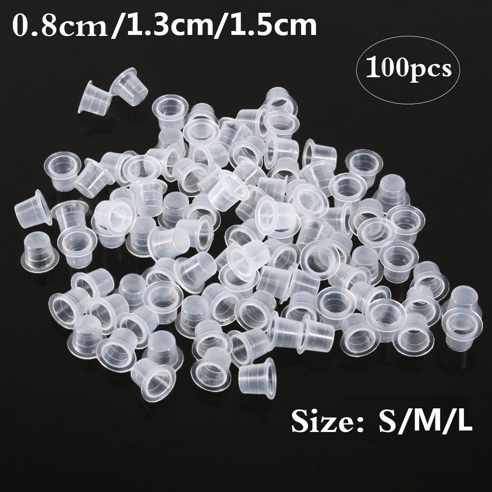 100Pcs Tattoo Plastic Tattoo I - Calligraphy Ink Bottle reseña y precio