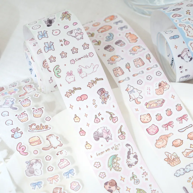 Cute Little Material Handbook  - Washi Tape Set reseña y precio