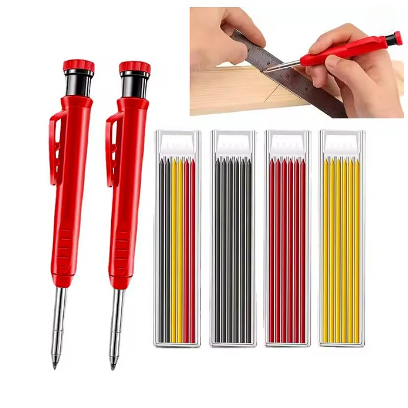 Solid Carpenter Pencil Set Woo - Mechanical Pencil Lead reseña y precio