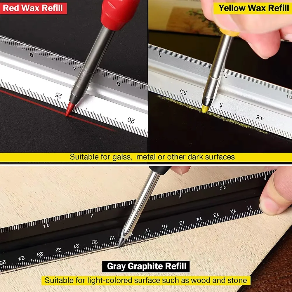 Solid Carpenter Pencil Set Woo - Mechanical Pencil Lead reseña y precio