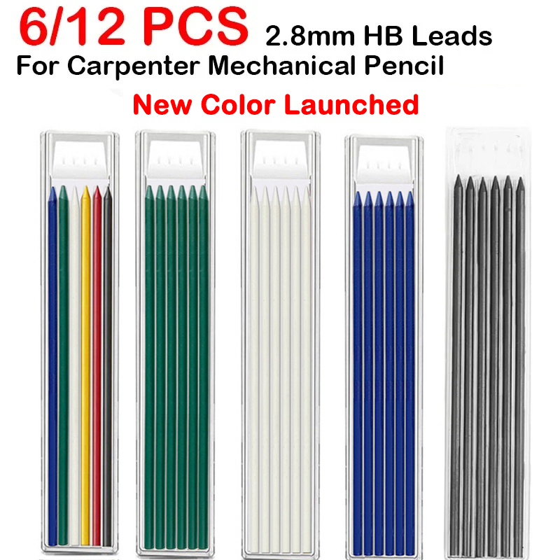 6/12 PCS For Woodworking Mecha - Mechanical Pencil Lead reseña y precio