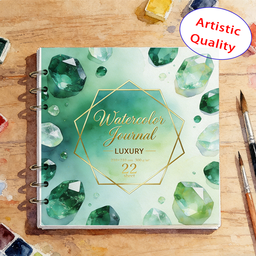 210x210mm 300GSM Textured Wate - Art Sketchbook Ring reseña y precio