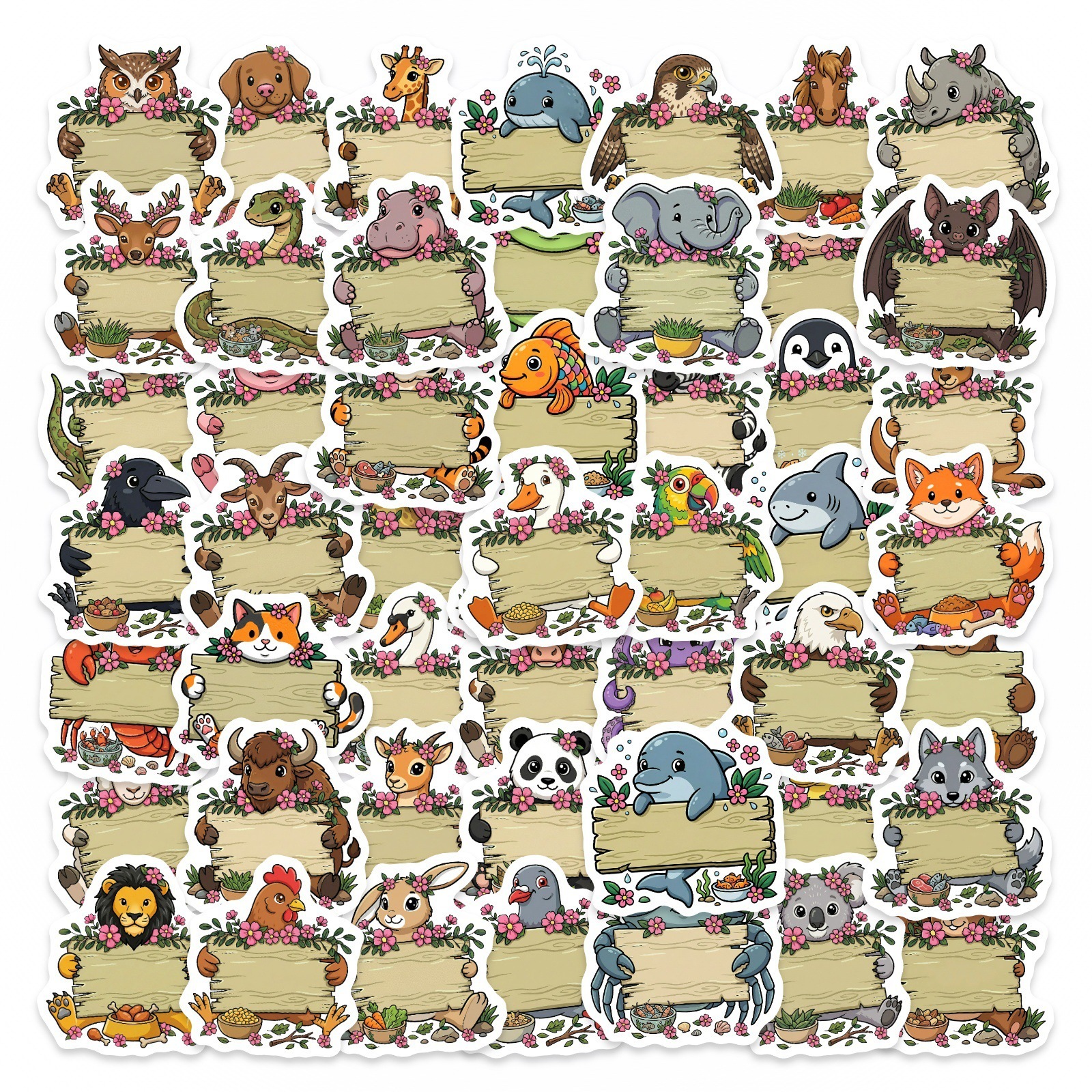 50/100Pcs HD Watercolor Forest - Paper Deal Stationery & Office Supply Kota Bharu reseña y precio