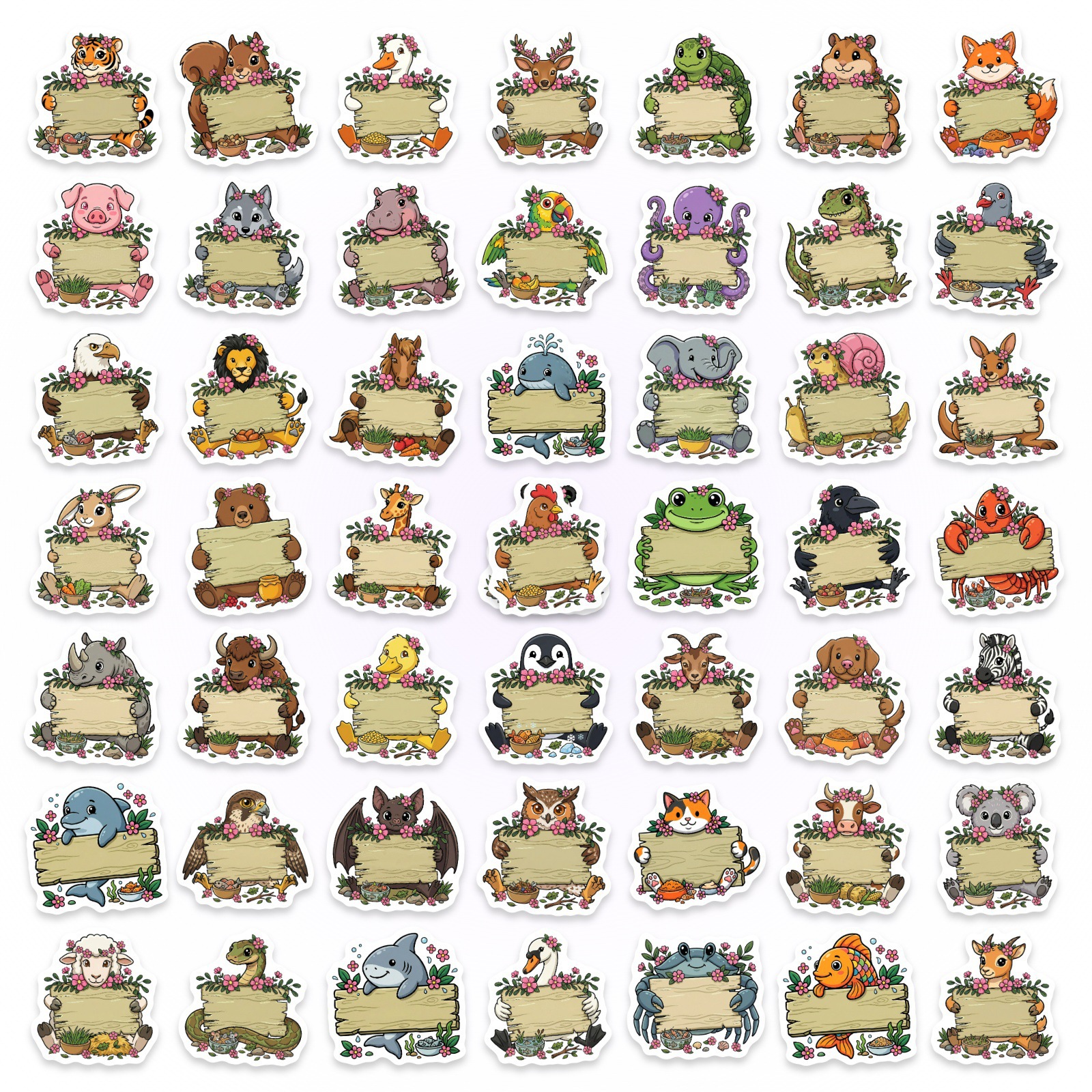 50/100Pcs HD Watercolor Forest - Paper Deal Stationery & Office Supply Kota Bharu reseña y precio