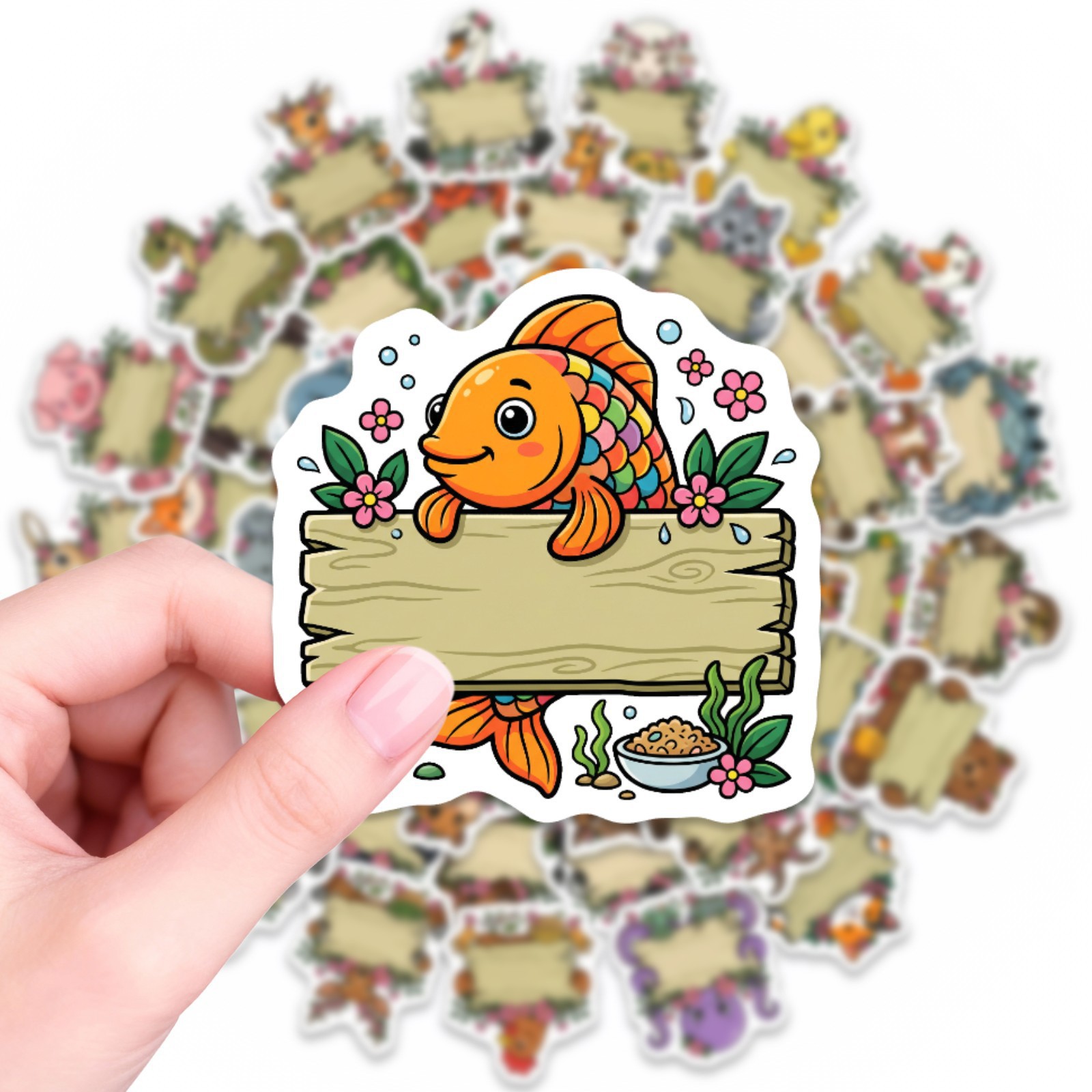 50/100Pcs HD Watercolor Forest - Paper Deal Stationery & Office Supply Kota Bharu reseña y precio