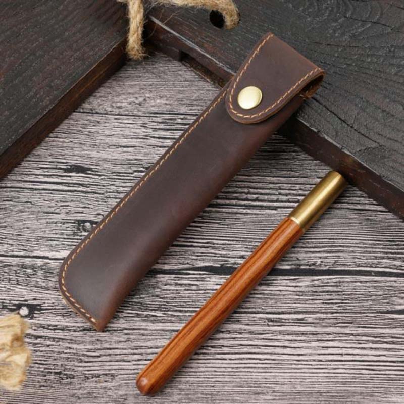 1pc Pen Bag Leather Packaging  - Stationery Supplies Business reseña y precio
