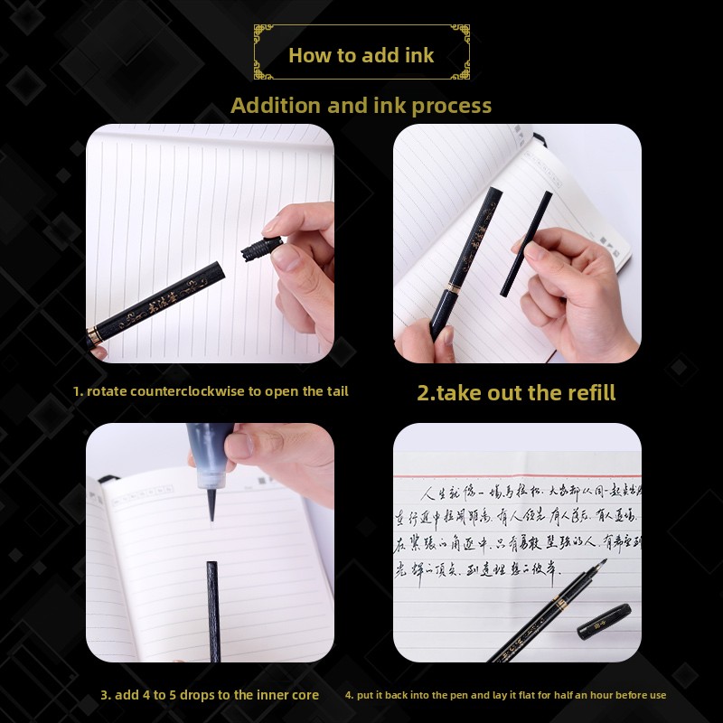 4PCS/SET Calligraphy Art Marke - Is Stationery Office Supply reseña y precio