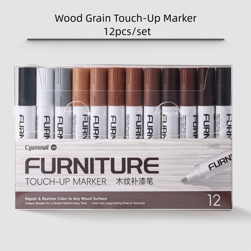12pcs/set Waterproof Wood Furn - Whiteboard Marker Set reseña y precio
