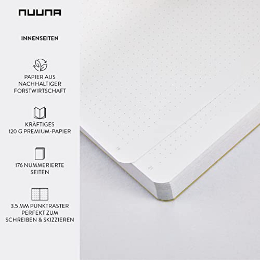 Notebook A5 Dream Boat M - Yel - Notebook Dotted A5 reseña y precio