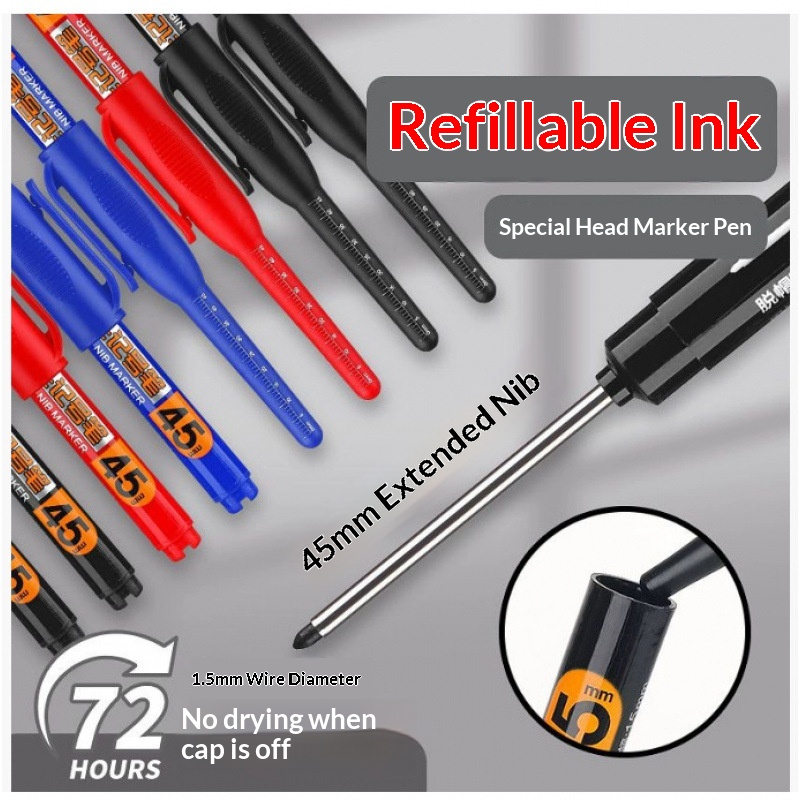 12/2Pcs 45mm Deep Hole Marker  - Whiteboard Marker Set reseña y precio