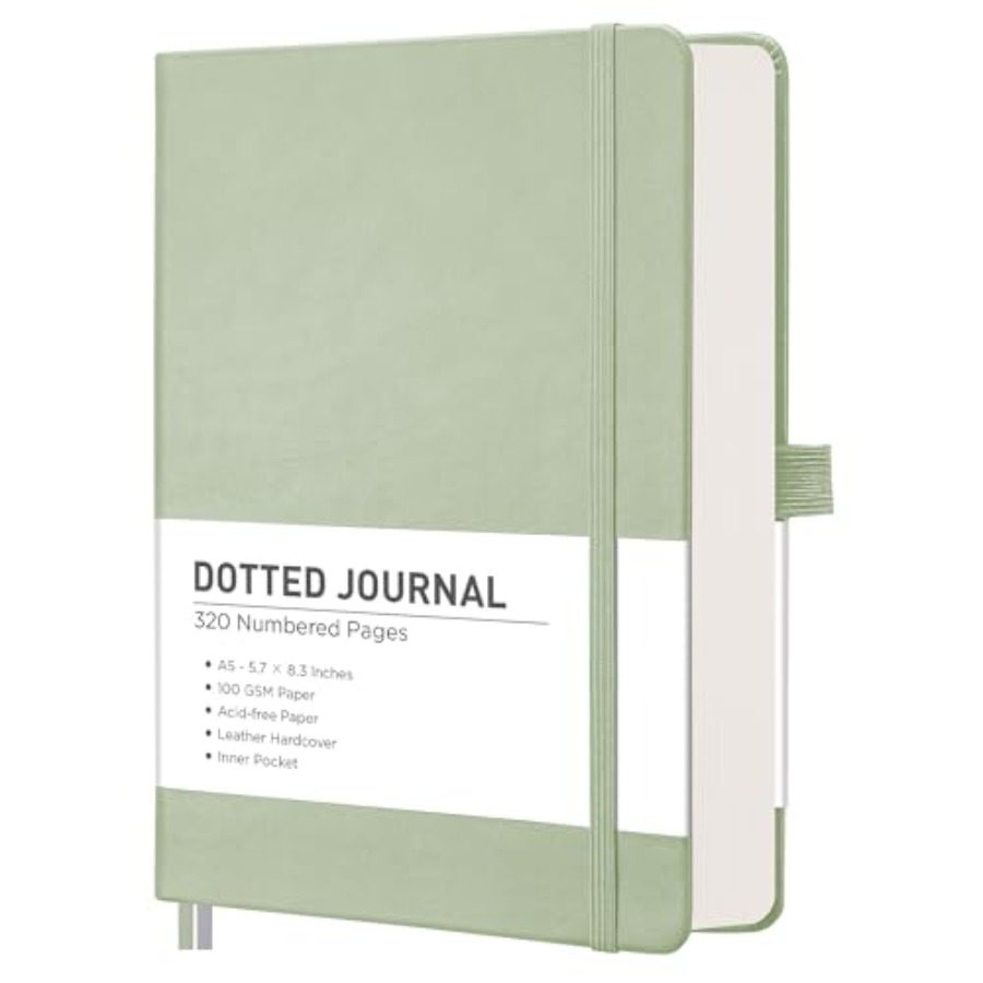 Dotted Journal Notebook, 320 N - Notebook Dotted A5 reseña y precio