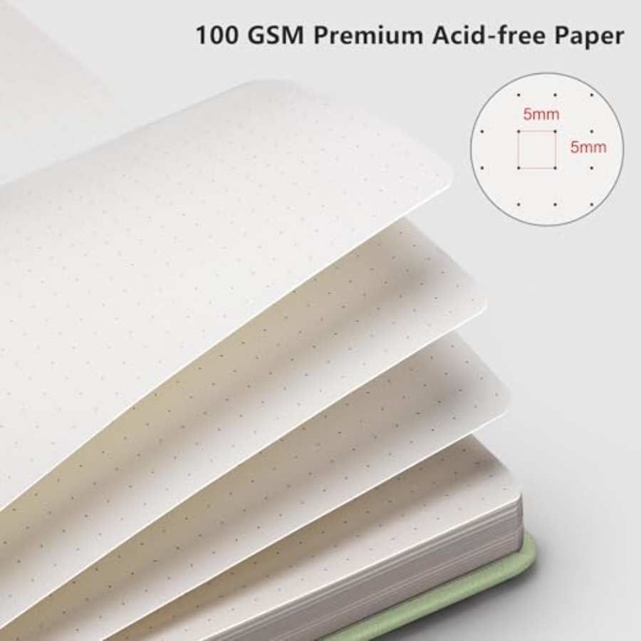 Dotted Journal Notebook, 320 N - Notebook Dotted A5 reseña y precio