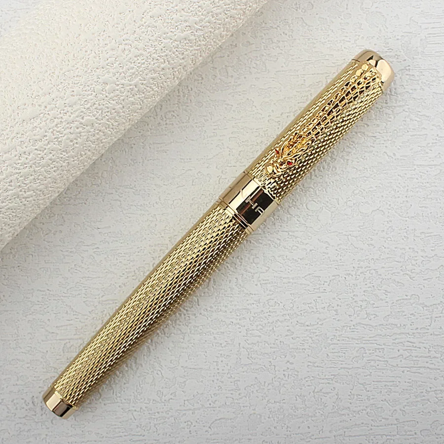 Jinhao 1200 Gold/Silver Metal  - Stationery Supplies Business reseña y precio