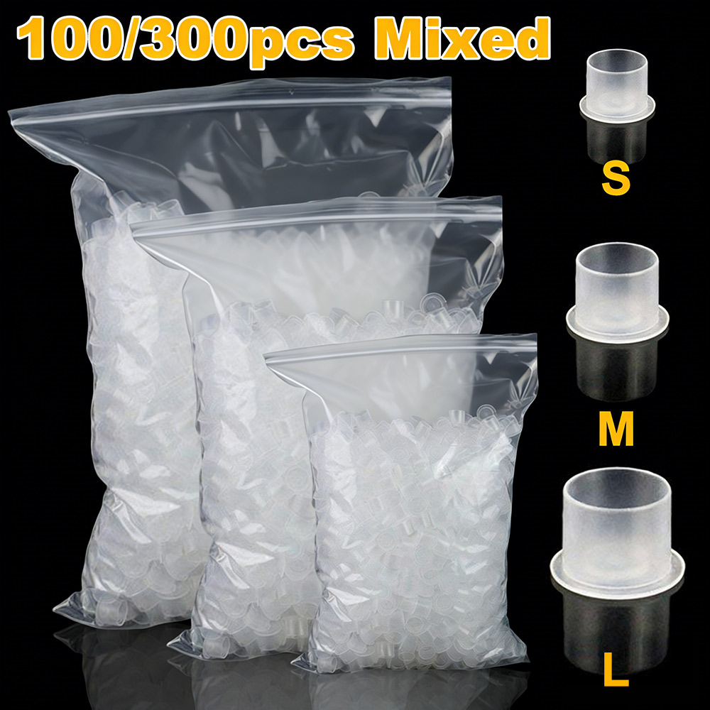 300/100pcs Tattoo Ink Cups Cap - Calligraphy Ink Bottle reseña y precio