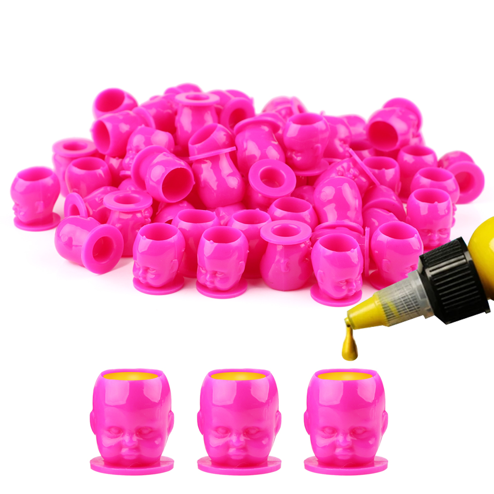 50pcs Plastic Disposable Tatto - Calligraphy Ink Bottle reseña y precio
