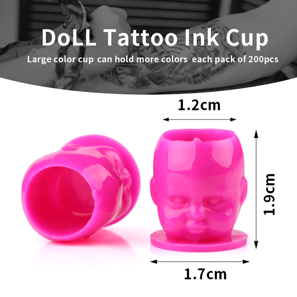 50pcs Plastic Disposable Tatto - Calligraphy Ink Bottle reseña y precio