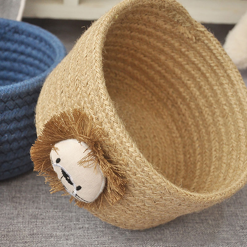 Cartoon Lion Woven Storage Bas - Lion Stationery & Office Supply(Kunshan)Co.Ltd reseña y precio