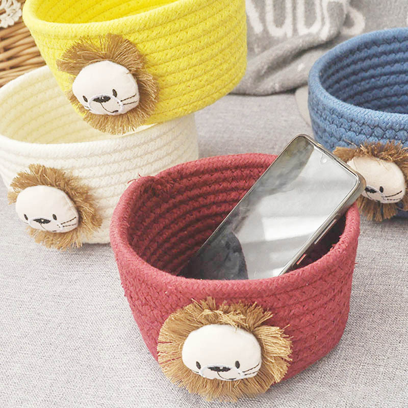 Cartoon Lion Woven Storage Bas - Lion Stationery & Office Supply(Kunshan)Co.Ltd reseña y precio