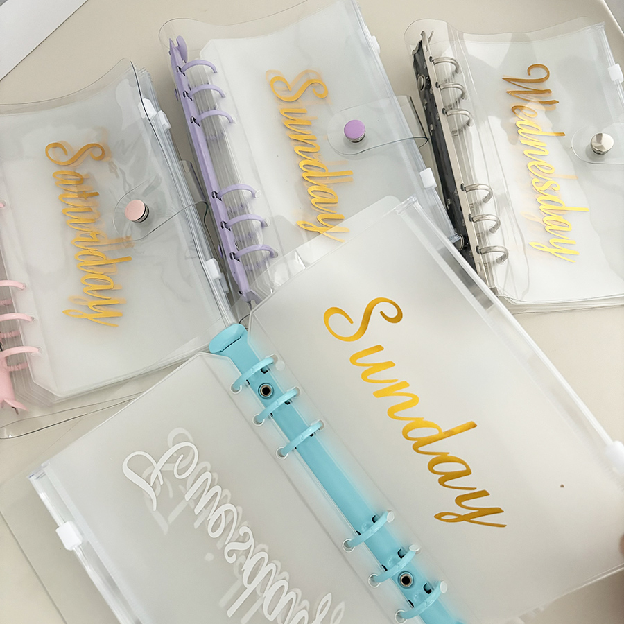 Sharkbang 1 Set A6 Macarone Bi - Planner Weekly Budget reseña y precio