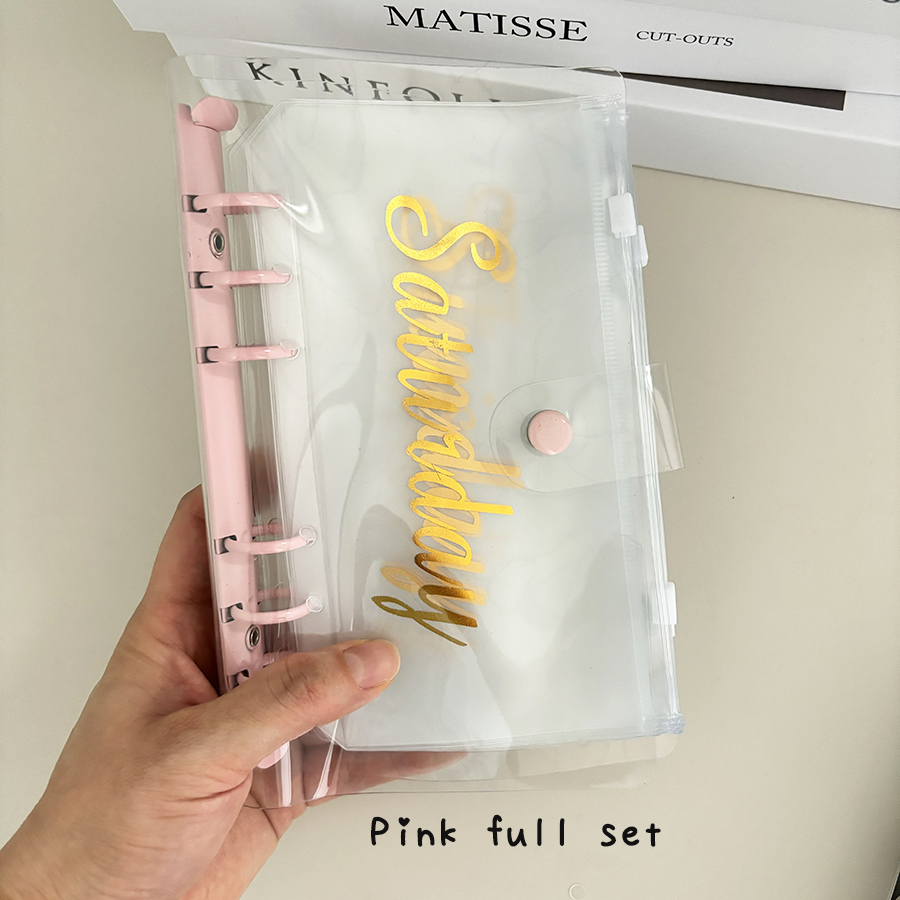 Sharkbang 1 Set A6 Macarone Bi - Planner Weekly Budget reseña y precio