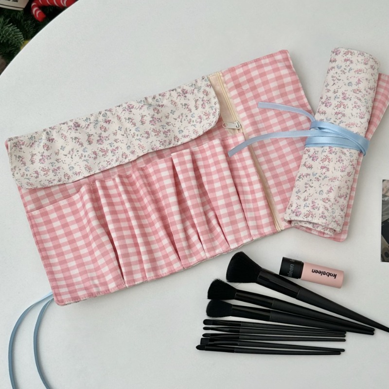 Aesthetic Spring Floral Roll-u - Pen Pouch Roll reseña y precio
