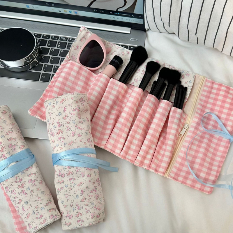 Aesthetic Spring Floral Roll-u - Pen Pouch Roll reseña y precio