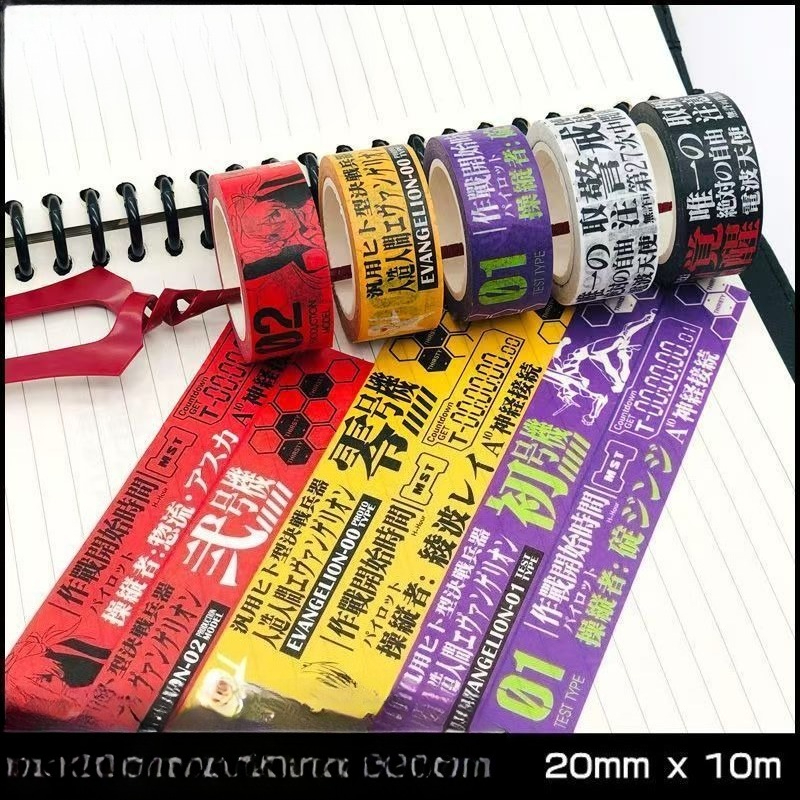 NEON GENESIS EVANGELION EVA-01 - Washi Tape Set reseña y precio