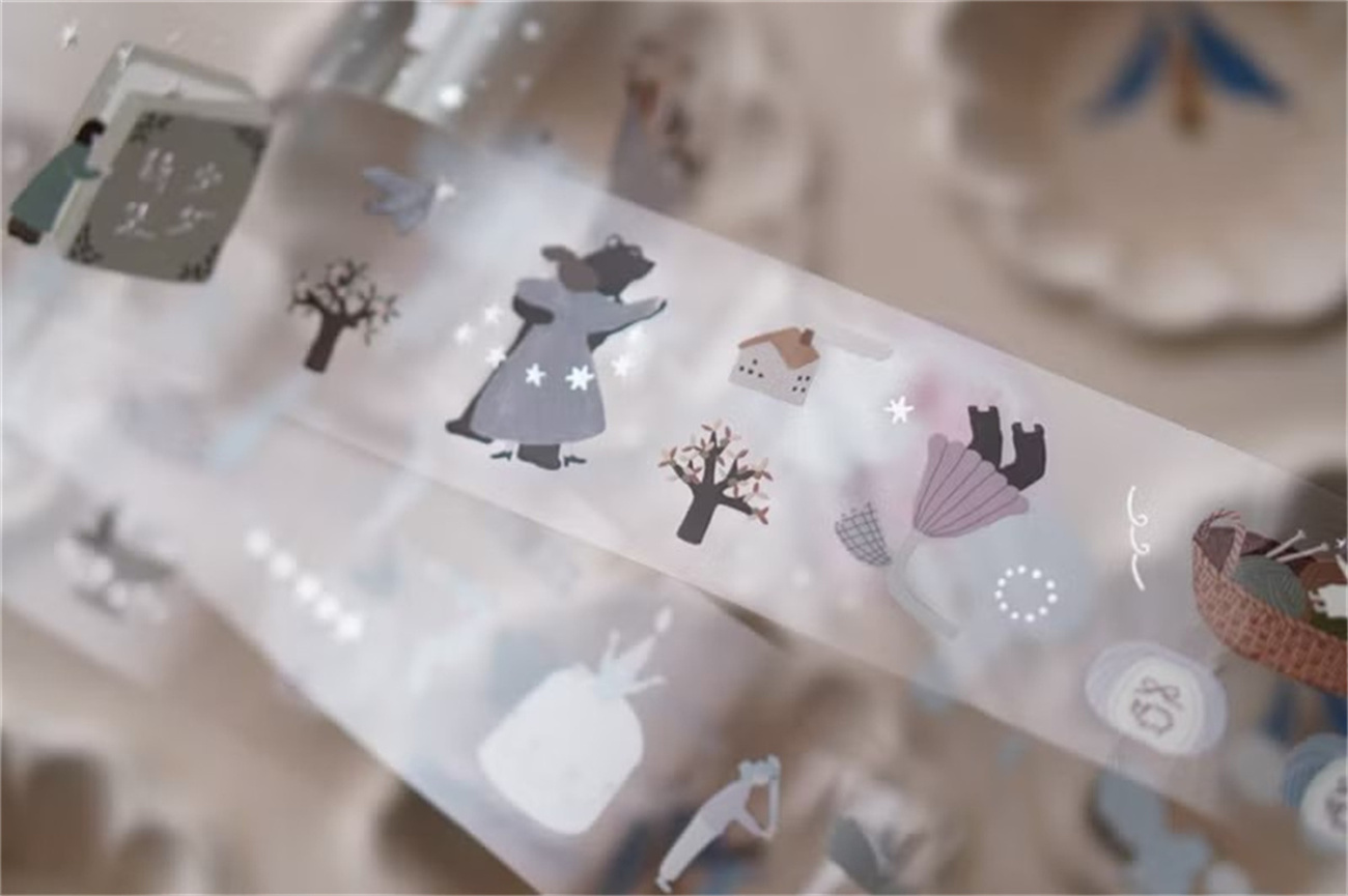 1 Loop Ivy Snow Vintage A Love - Washi Tape Set reseña y precio
