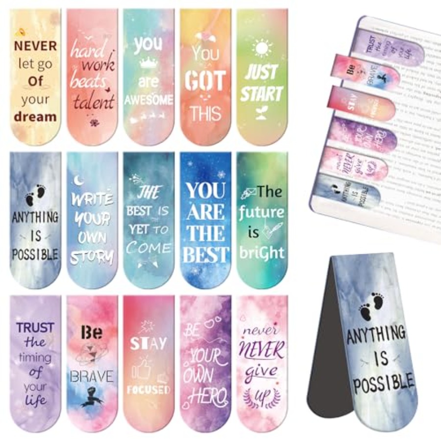 Magnetic Bookmarks - 15PCS Boo - Bookmark Magnetic Clip reseña y precio