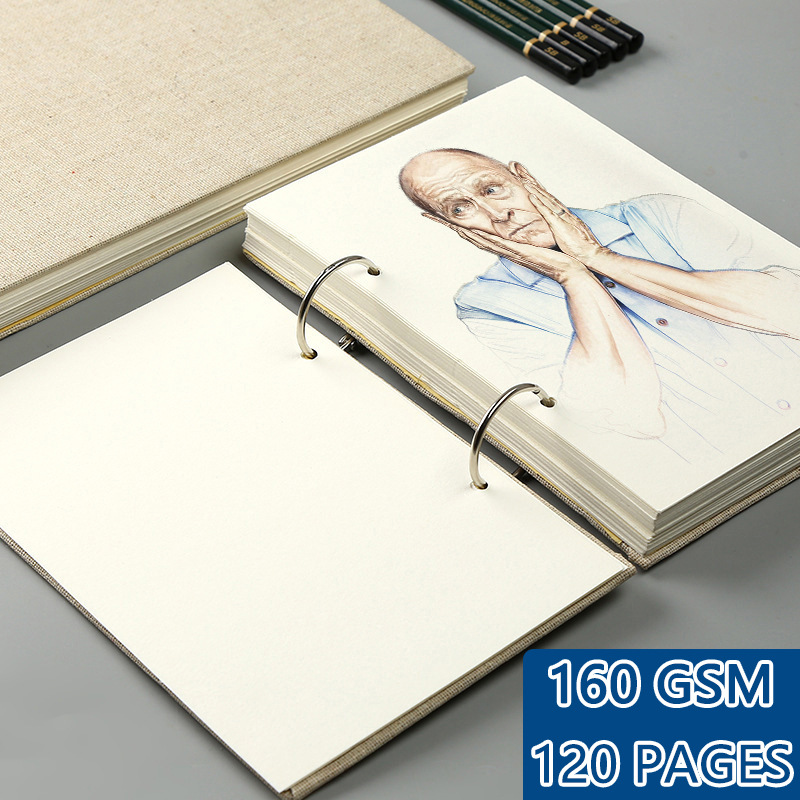 Ring-bound Loose-leaf 32K Thic - Art Sketchbook Ring reseña y precio