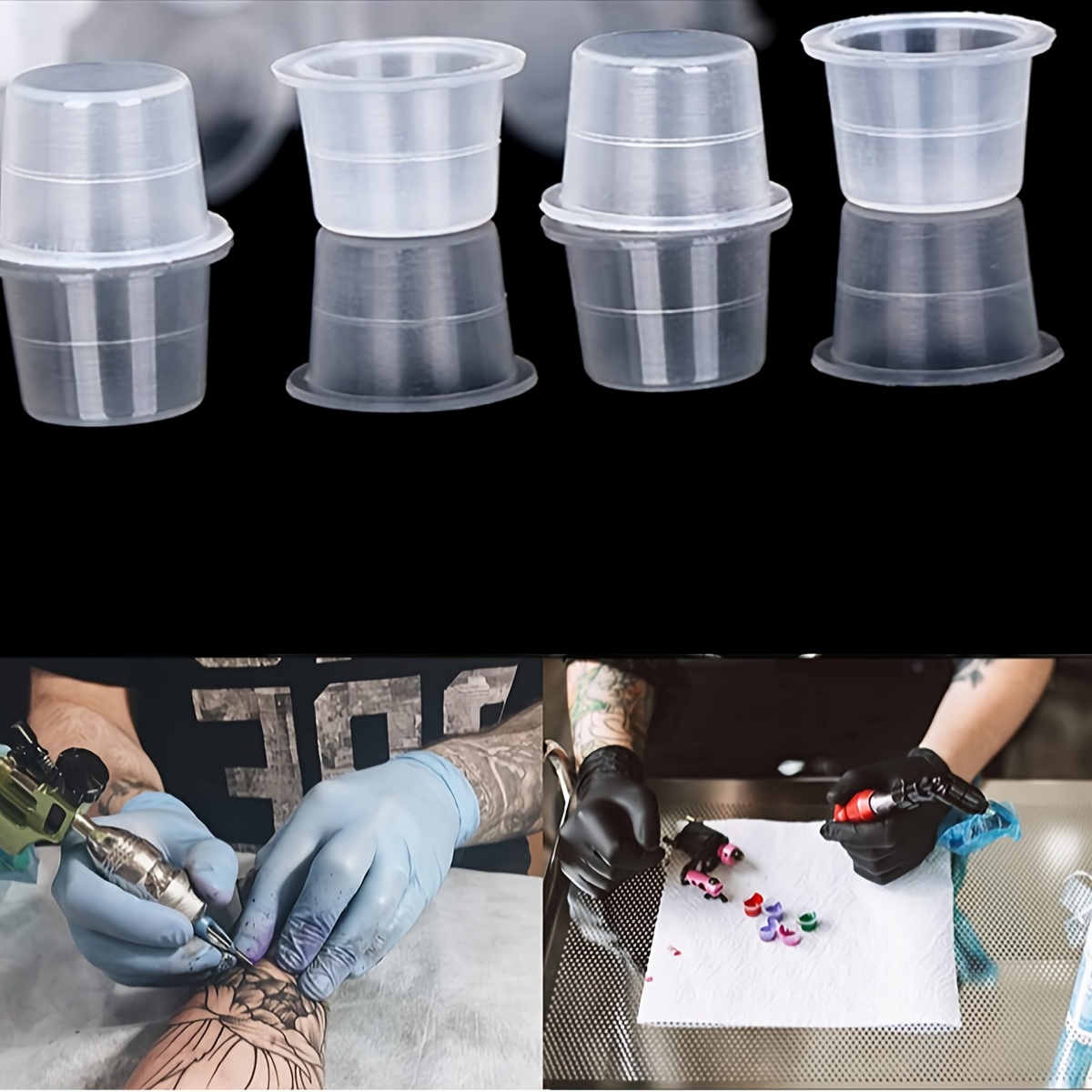 100/1000pcs Tattoo Large Mediu - Calligraphy Ink Bottle reseña y precio