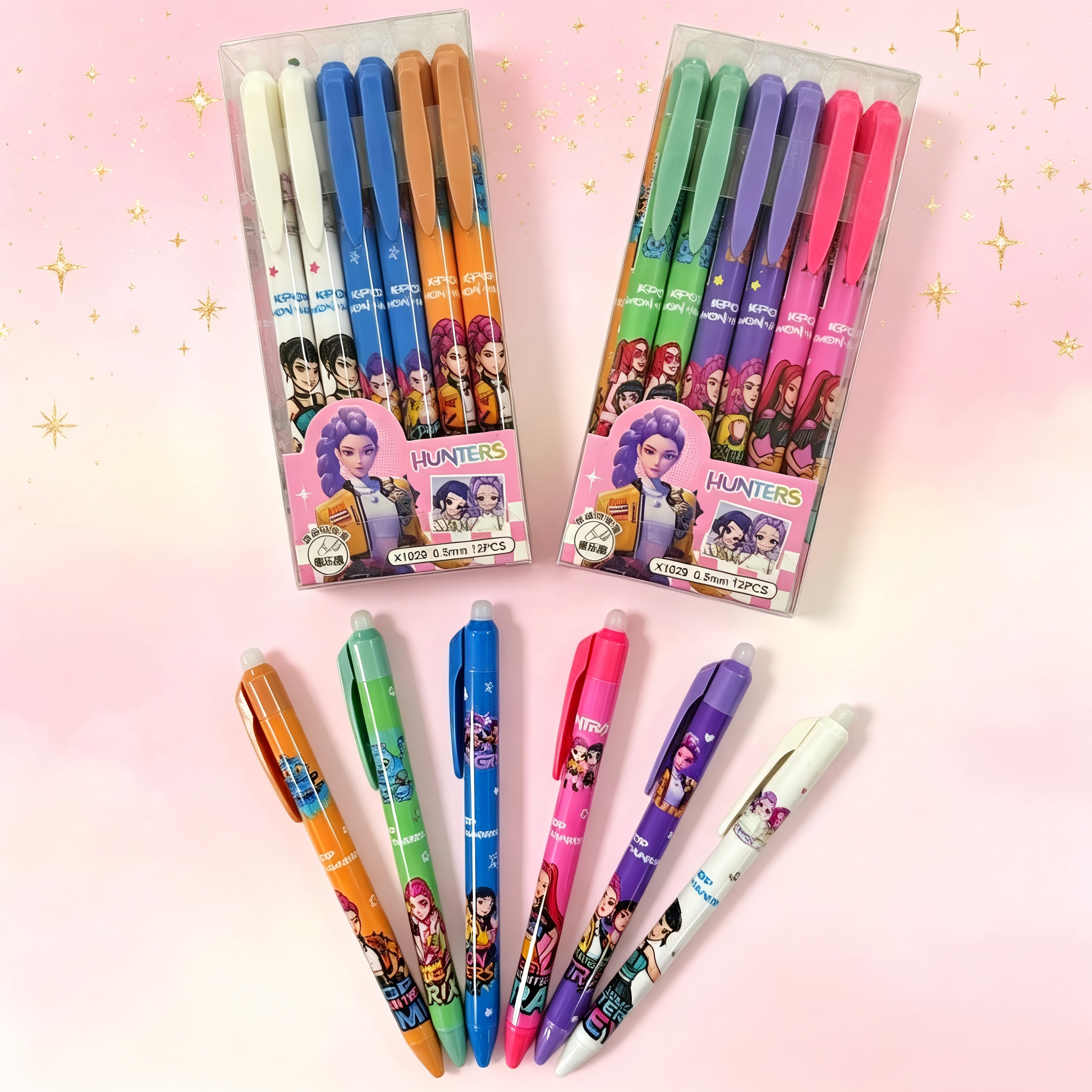 Cartoon Erasable Gel Pens Cute - Is Stationery Office Supply reseña y precio