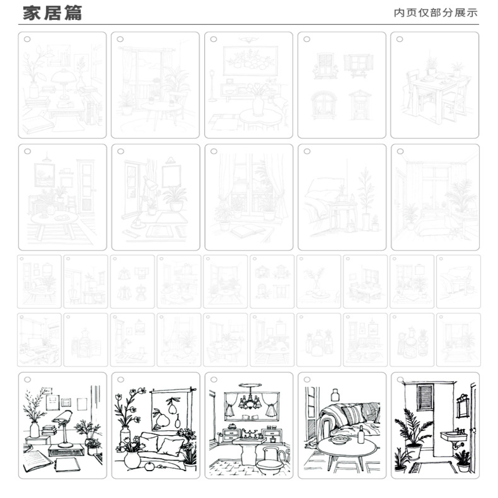 Coloring Book Portable Loose L - Art Sketchbook Ring reseña y precio