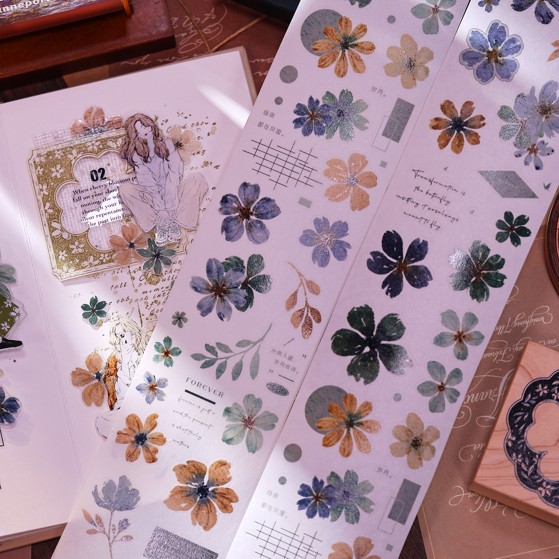 XiaoBaiJia Studio Vintage Yell - Washi Tape Set reseña y precio