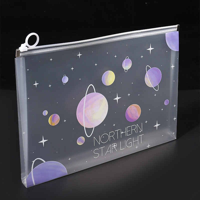 4/12pcs A4 Space Zipper Folder - Is Stationery Office Supply reseña y precio