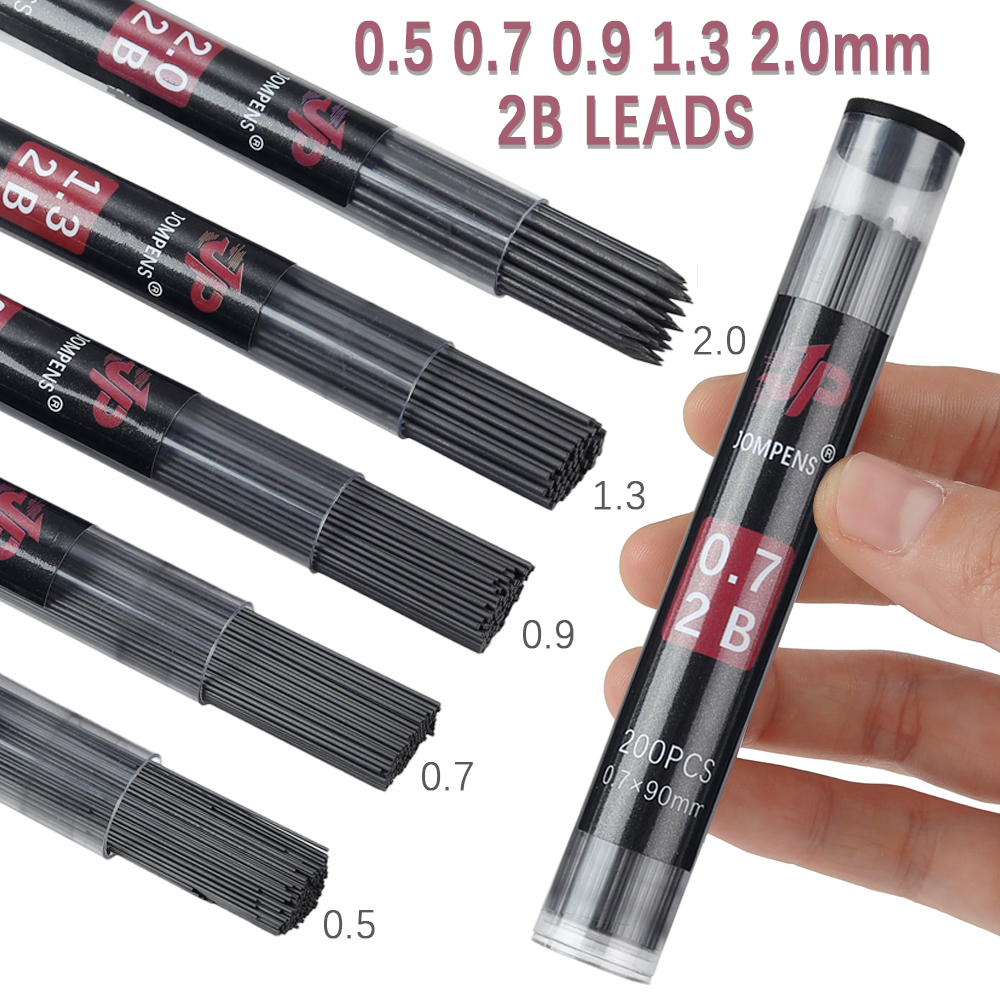 1box Large Capacity Round Tube - Mechanical Pencil Lead reseña y precio