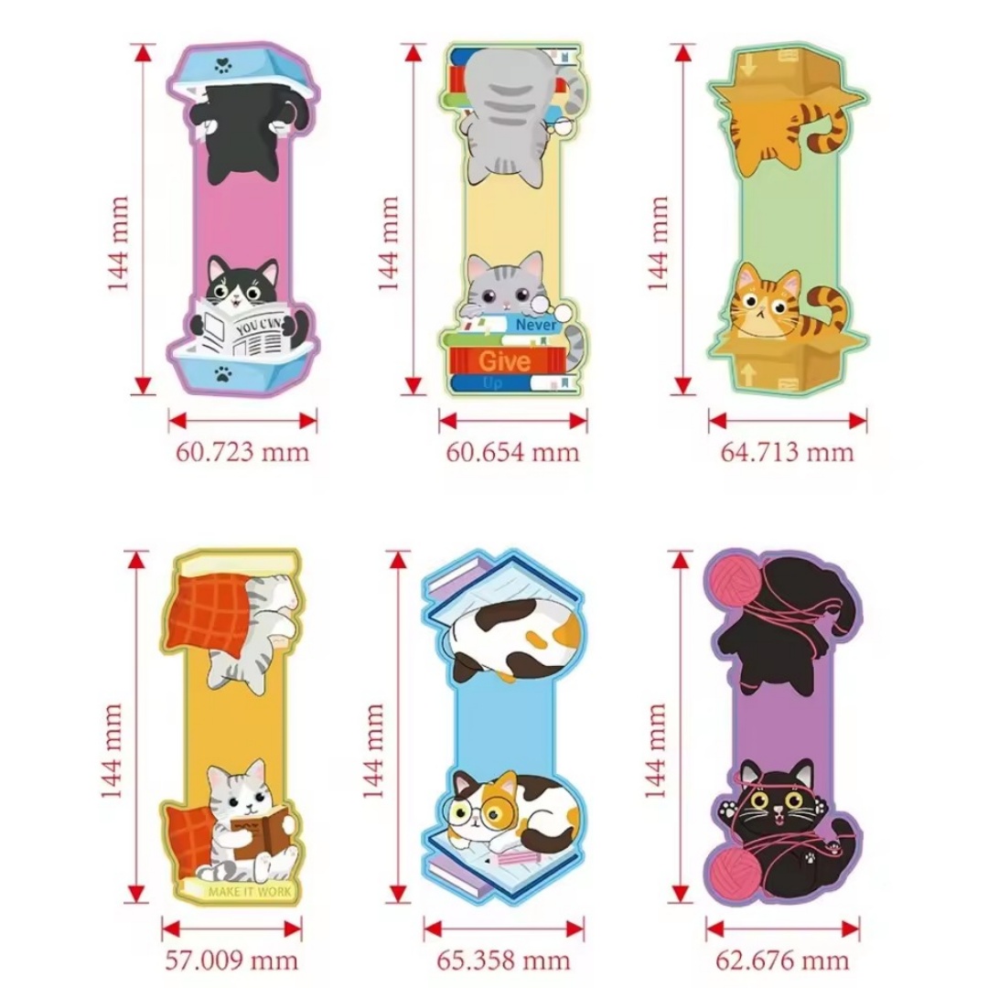 1set Creative Cat Pattern Magn - Bookmark Magnetic Clip reseña y precio
