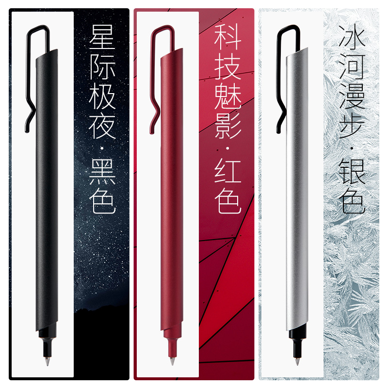 Kaco Metal Gel Pen 0.5MM Black - Stationery Supplies Business reseña y precio