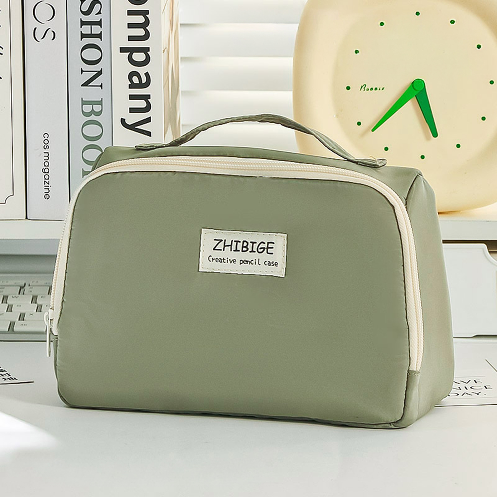 Large Capacity Pencil Case Bla - Pen Pouch Roll reseña y precio